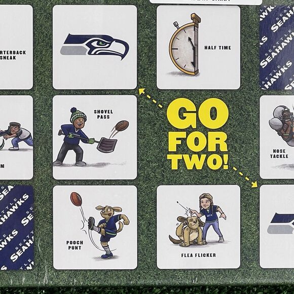NFL Match Game Seattle Seahawks Memory Toys Kids Birthday Football Party Gifts - Picture 11 of 13